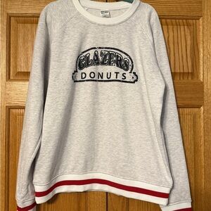 Kwik Trip Glazers Donuts Classic Gray Sweatshirt Large